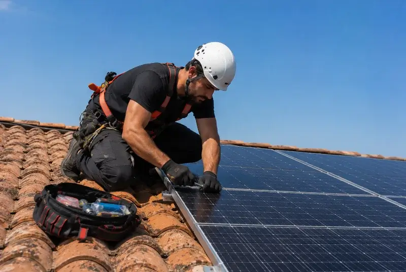 Maintenance et monitoring de panneaux solaires à Taninges