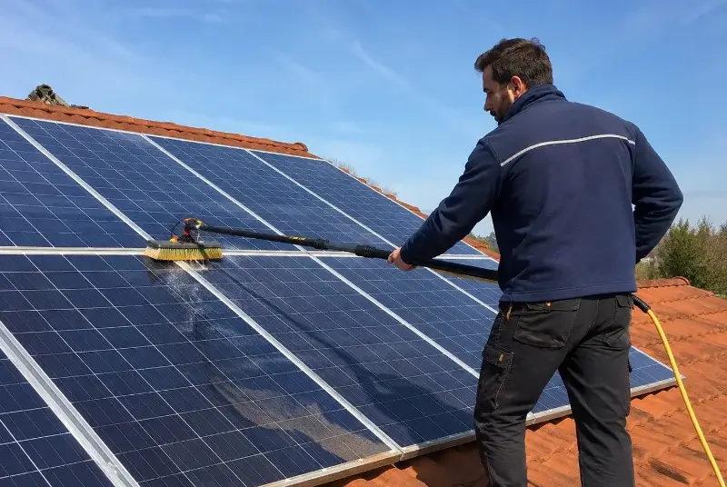 Nettoyage et entretien de panneaux solaires à Taninges